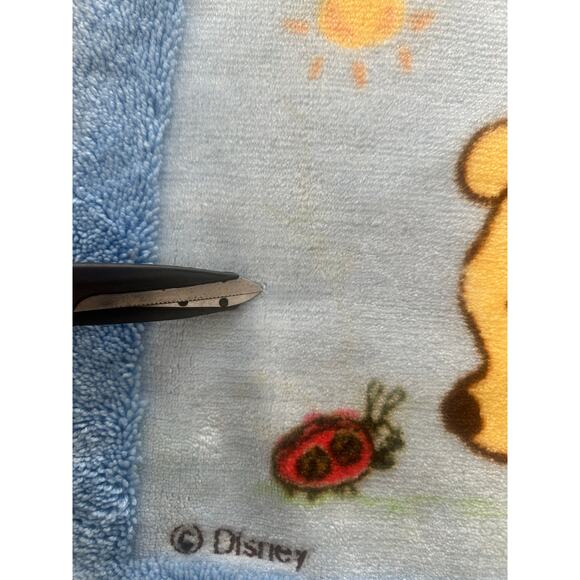 Vintage Disney Baby Winnie the Pooh Rug Blue Ladybug Sun Set of two Bathroom rug - Picture 10 of 15